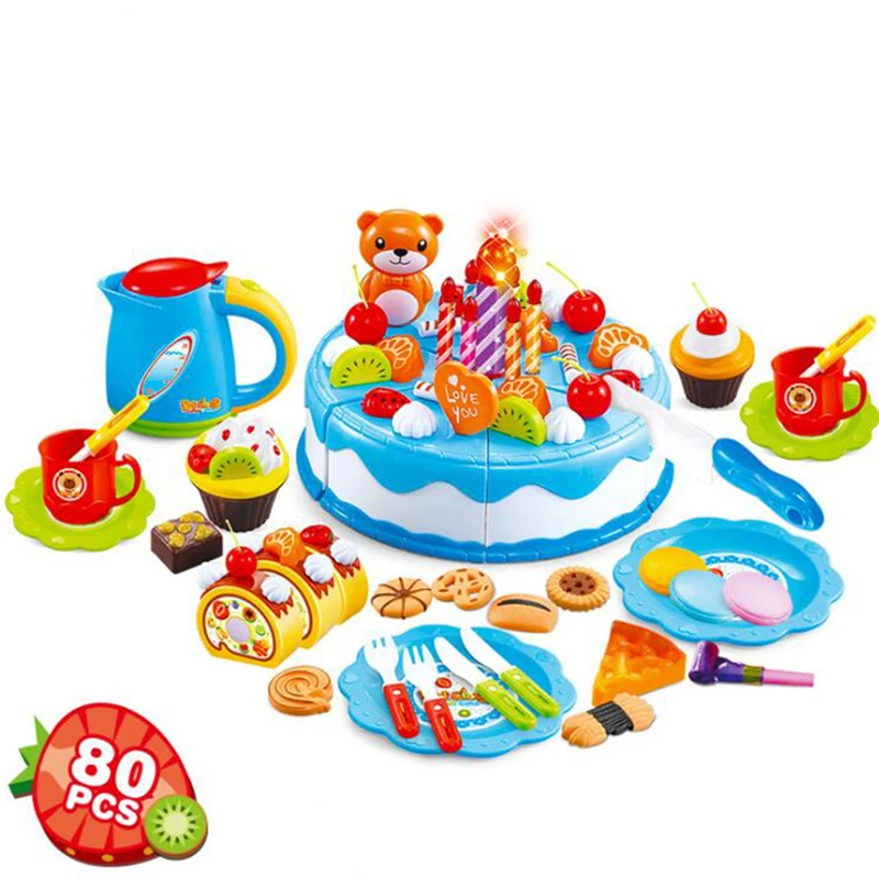Игрушечный кухонный набор 80 шт.|toys kitchen for children|kitchen childrentoy |