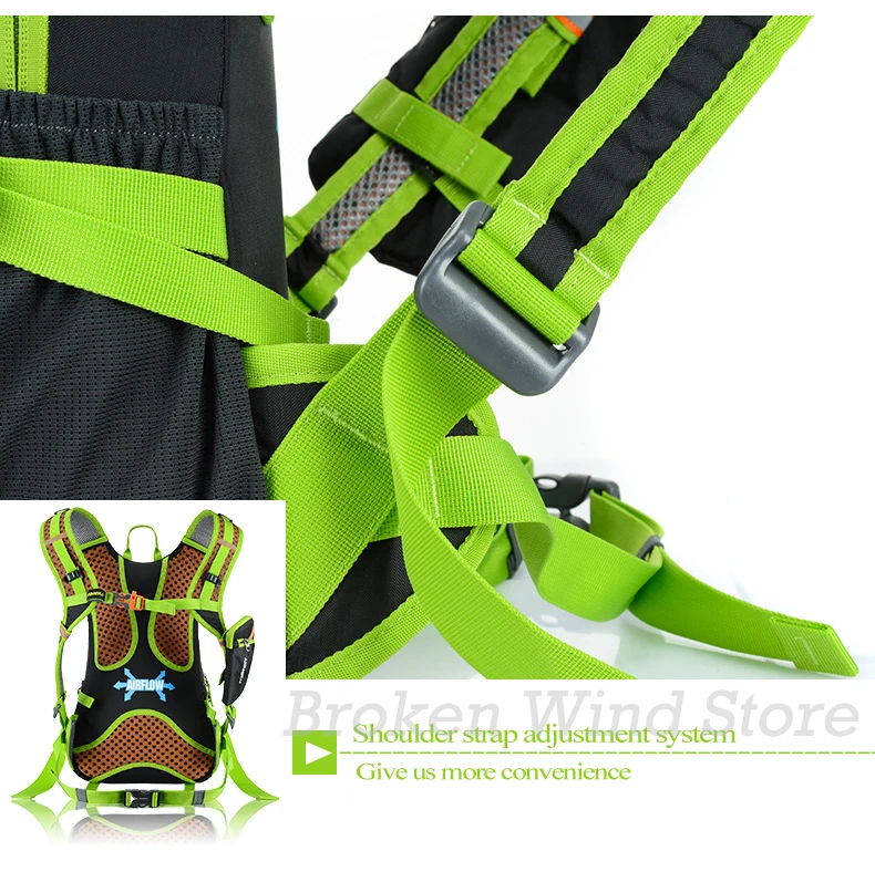 Flash Deal Anmeilu 18L Cycling Hydration Backpack Waterproof Nylon Bicycle Bag With Rain Cover Bike Water Bag Climbing Hiking Shoulder Pack 38 Flash Deal Anmeilu 18L Cycling Hydration Backpack Waterproof Nylon Bicycle Bag With Rain Cover Bike Water Bag Climbing Hiking Shoulder Pack 38