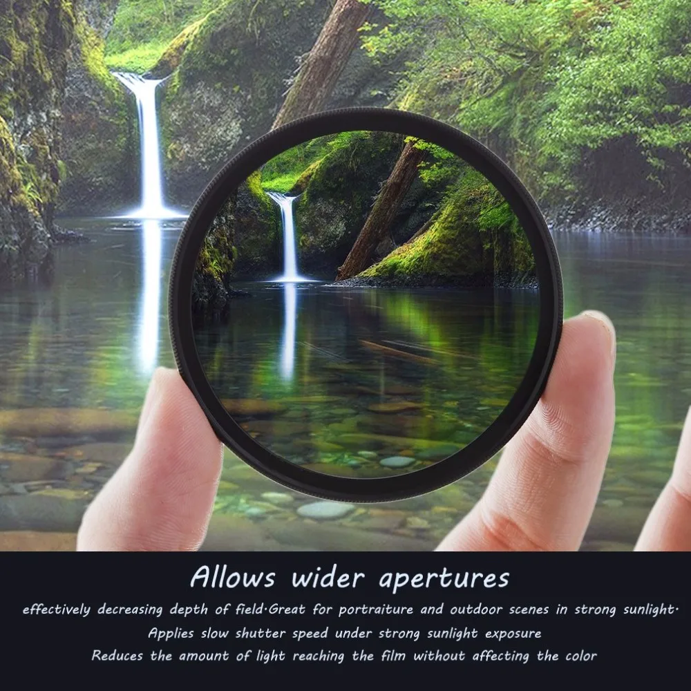 

Super Thin 49/52/55/58/62/67/72/77MM Waterproof Circular Polarizer CPL Camera Lens Filter Polarisator For canon for sony camera