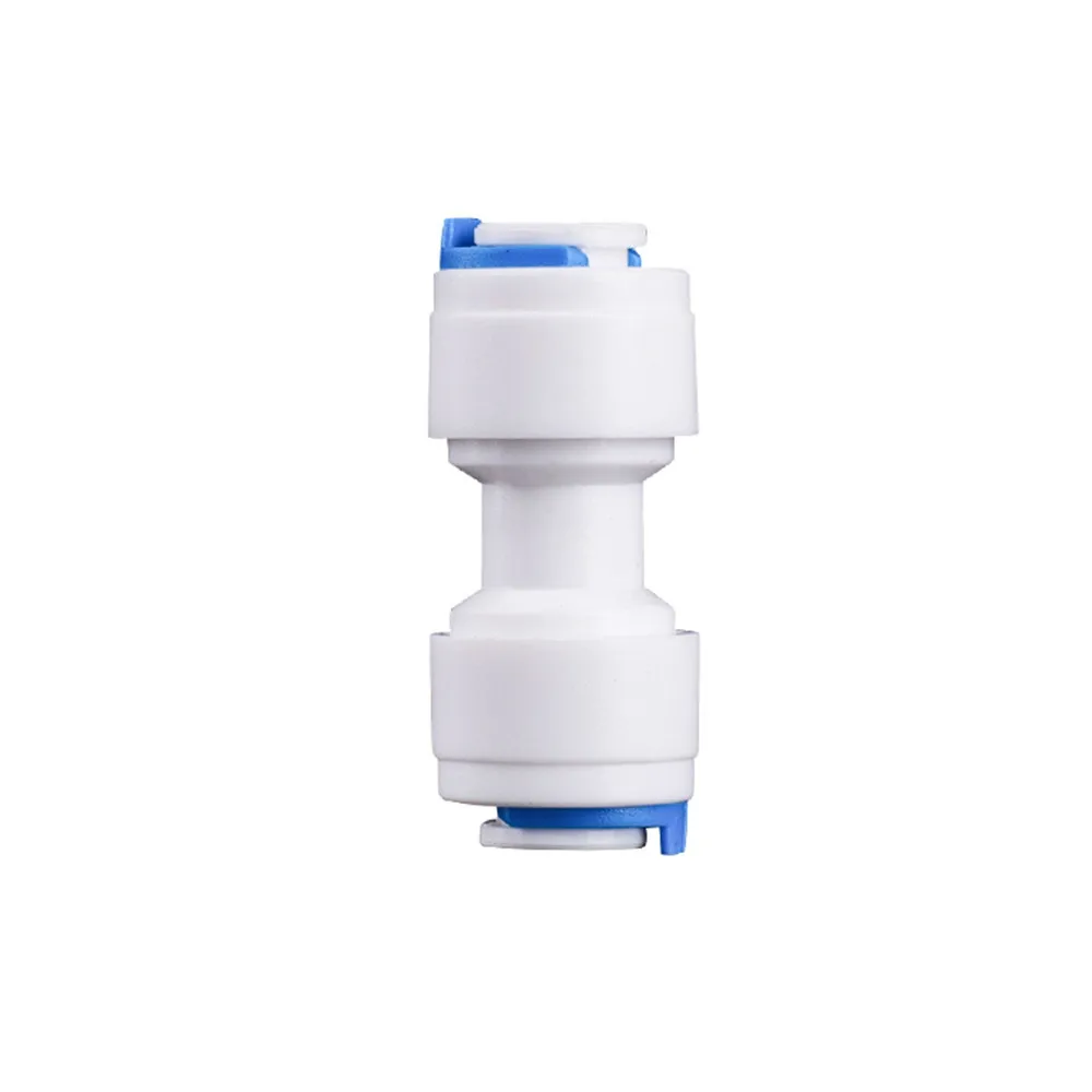 Plastic Quick Pipe Fitting Reverse Osmosis Connector RO Water System Equal Straight 1/4&quot 3/8&quot Hose Connection Coupling Reducing |