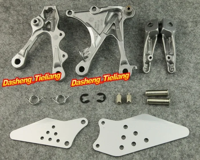 Motorcycle Front Rider Foot Pegs Footpegs Footrest Brackets for