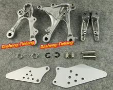 Nuevo Jinete Estriberas L & R Reposapiés Soportes Frente para KAWASAKI 05-08 NINJA ZX6R ZX-6R, motocicleta piezas de Repuesto Accesorios