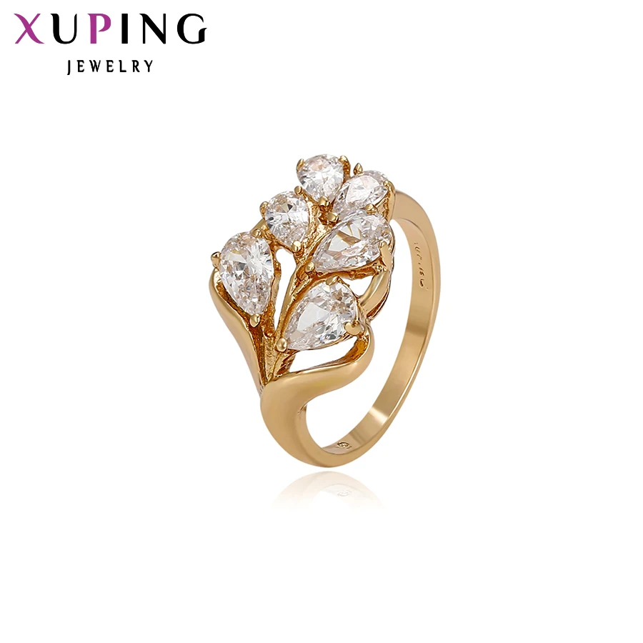 Xuping модное кольцо красивый дизайн покрытые розовым золотом женские кольца, бижутерия подарок на Рождество S32, 5-11719