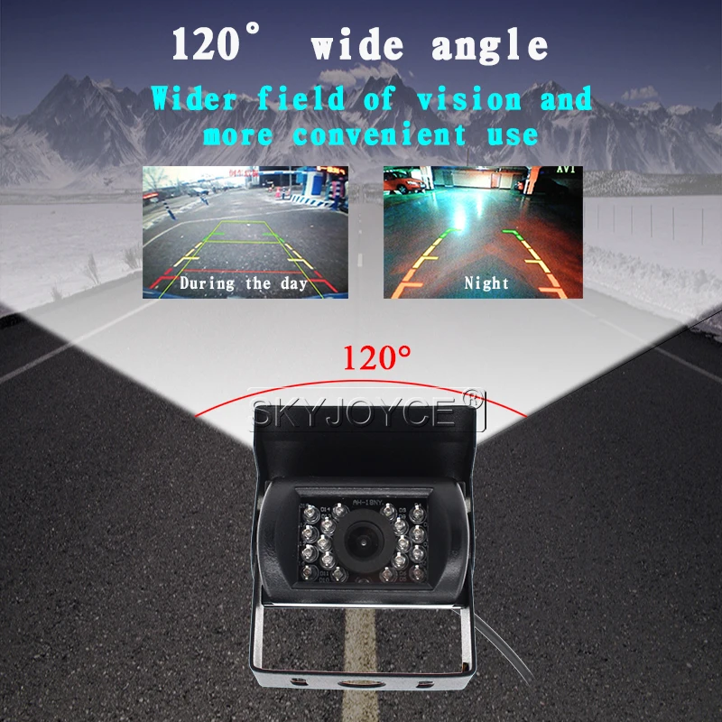 SKYJOYCE BUS Car Rear View Camera Waterproof IR Night Vision 24V Truck Bus Van Rearview Backup Reverse Camera Parking Assistance (18)
