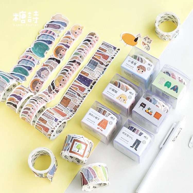 Bangtan Boys Washi Tapes Pack Army Gift Wrapping Tape School Supplies Paper Stickers Kit Kpop Stationary Scrapbook for Bullet Journal