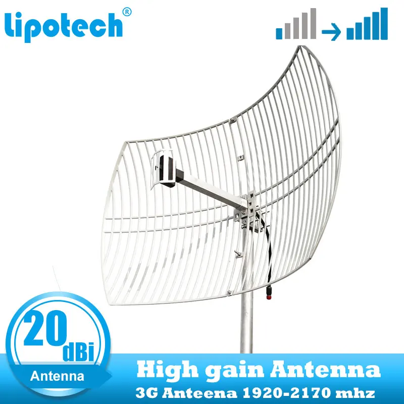 WCDMA Outdoor Grid 3G Antenna 20dBi High Gain