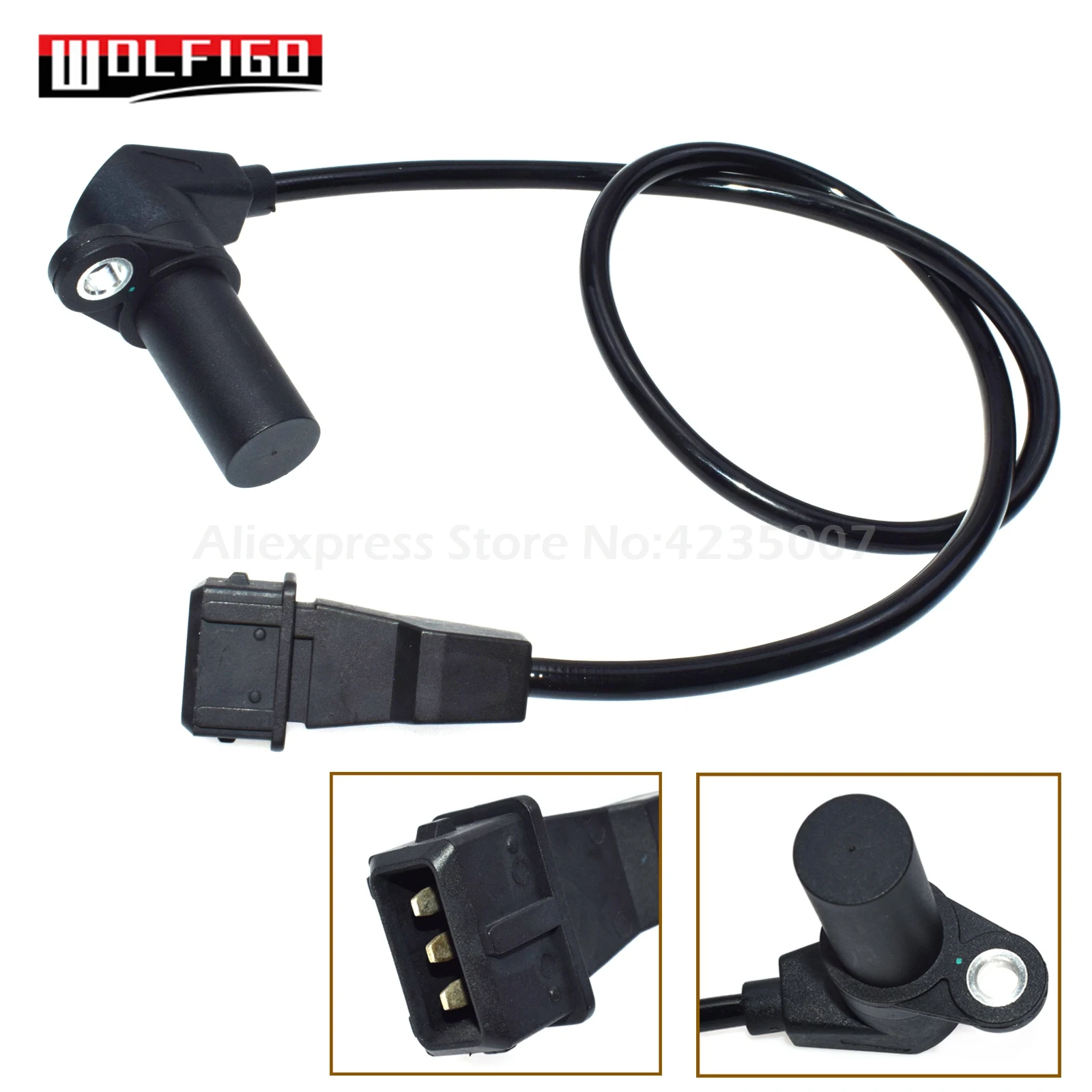 WOLFIGO Новый Датчик положения коленчатого вала 90520854 для Opel Vauxhall Astra Vectra 1 4-1.6L 6238098 |