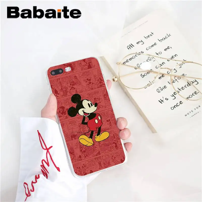 Babaite Рождество Микки Минни DIY Роскошный чехол для iPhone 8 7 6 6S Plus X XS MAX 5 5S SE XR 10 11 11pro 11promax чехол Капа - Цвет: A7