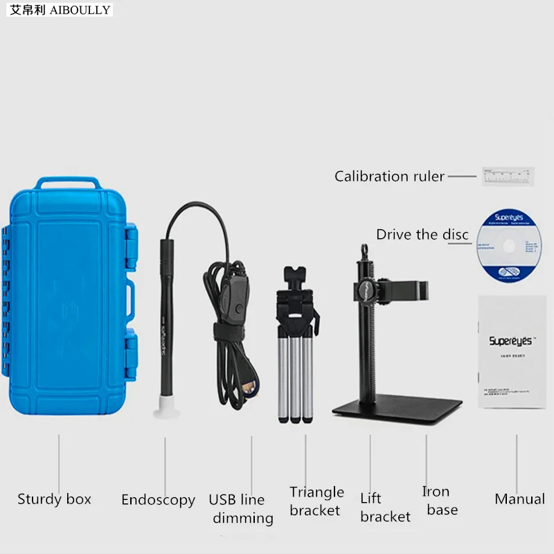 AIBOULLY 500 раз HD USB электронный Микроскоп Цифровой Лупа ENT гинекологический диагностический инструмент лечение кожи и полости рта