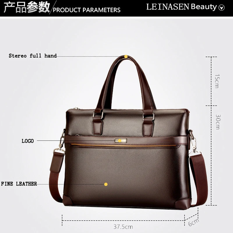 maleta sacoche homme bolso hombre maletin cuero bolsa masculina кожаный портфель для ноутбука, сумка для документов для мужчин