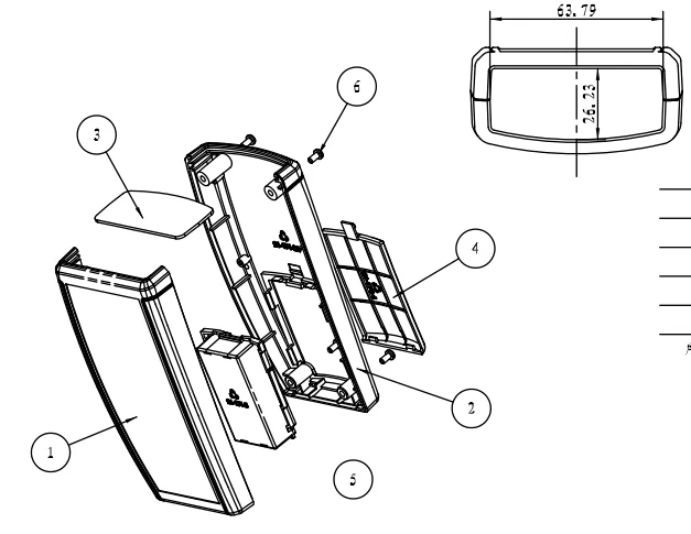 szomk new arrival plastic enclosure for electronics plastic case 2 AA battery abs plastic handheld control box electrical junction box enclosure housing (17).jpg