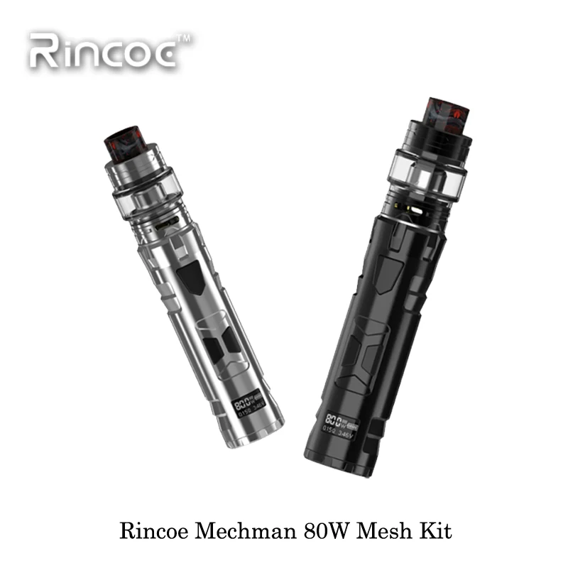 Электронная сигарета Rincoe Mechman 80 Вт сетчатый стартовый набор питание от 18650