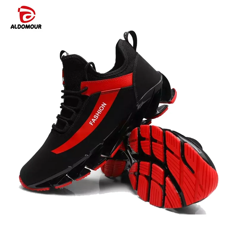 

ALDOMOUR 2018 Men's Running Shoes Comfortable Breathable Sport Shoes For Men Sneakers For Outdoor Jogging Walking Size 39-44 HGS