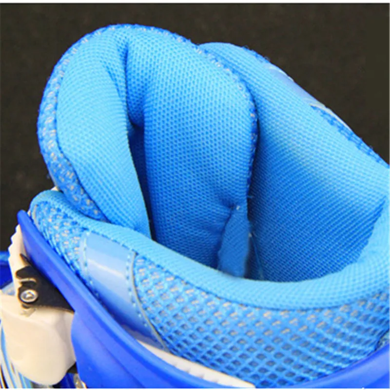 الأطفال مضمنة الأسطوانة التزلج على الجليد سباق التعرج الشارع فرشاة التزلج بو عجلة Patines للجنسين قابل للتعديل رياضية مع بكرات IA100