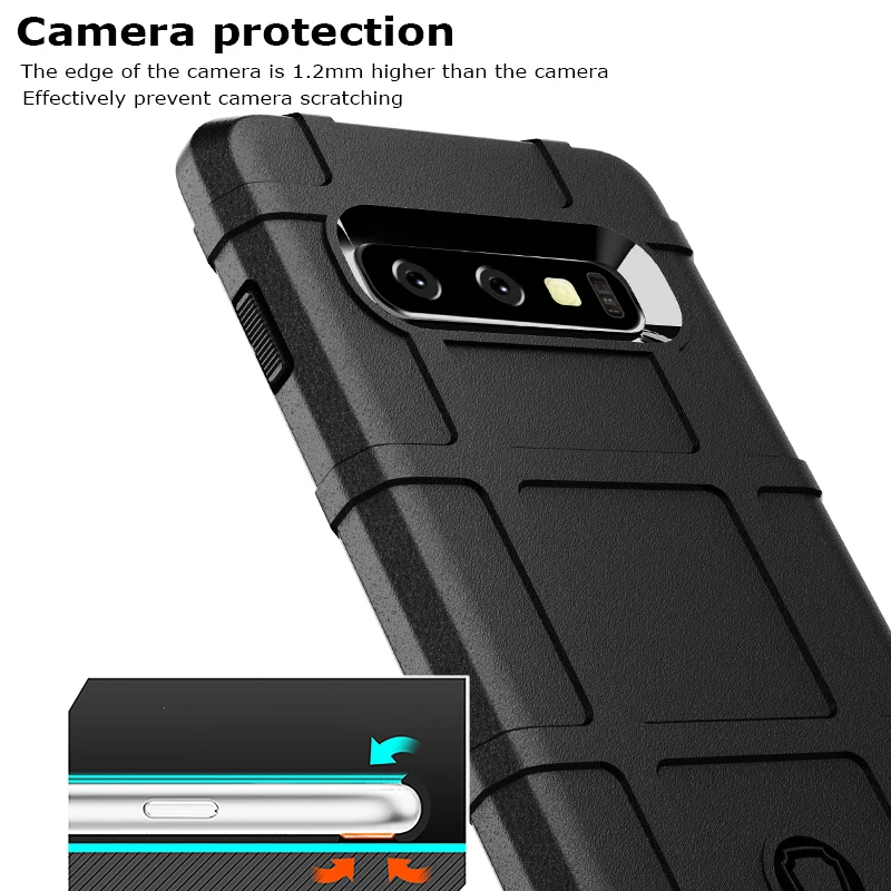 Мягкий Силиконовый противоударный защитный чехол для телефона SAMSUNG Galaxy S10 + S10Plus