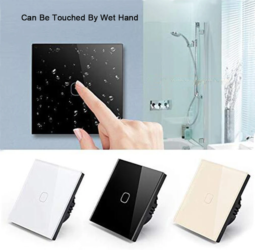 

Touch Wall Light Switch High Sensitivity Easy Installation Wall Switches 220V for Smart House Bulb Light Lamp Strip EU Standard