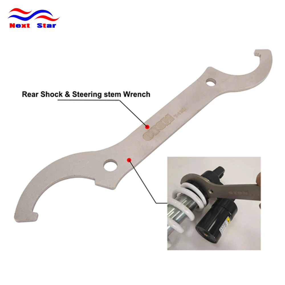Universal Motorcycle Rear Shock Steering Stem Wrench For Ktm Honda