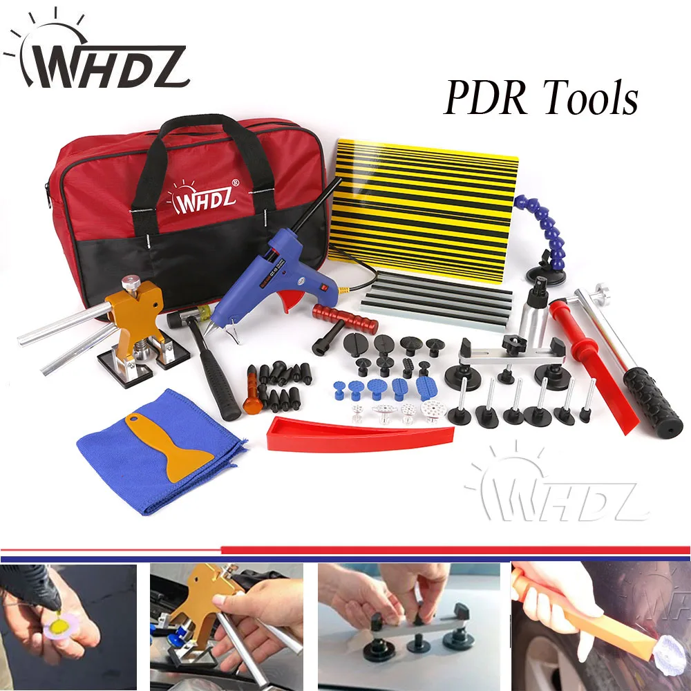 41pcs Auto Body Paintless Dent Removal Repair Tools Kits Dent Lifter