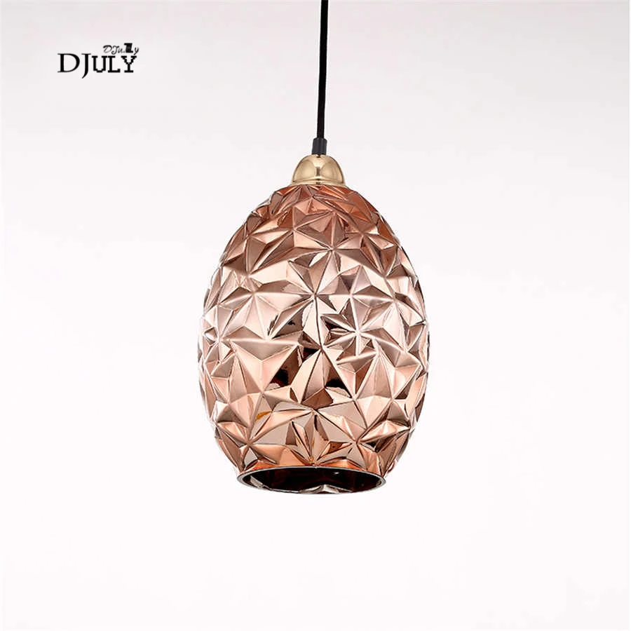 Us 114 8 30 Off Postmodern Pineapple Gold Glass Pendant Lights Luxury Living Room Decoration Kitchen Hanging Lamp Led Fashion Light Fixtures In