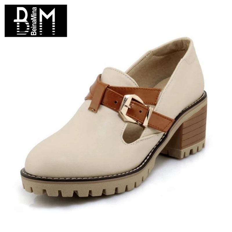BEINAMINA Taille 32 43 Classique Femmes Talons Hauts Chaussures 