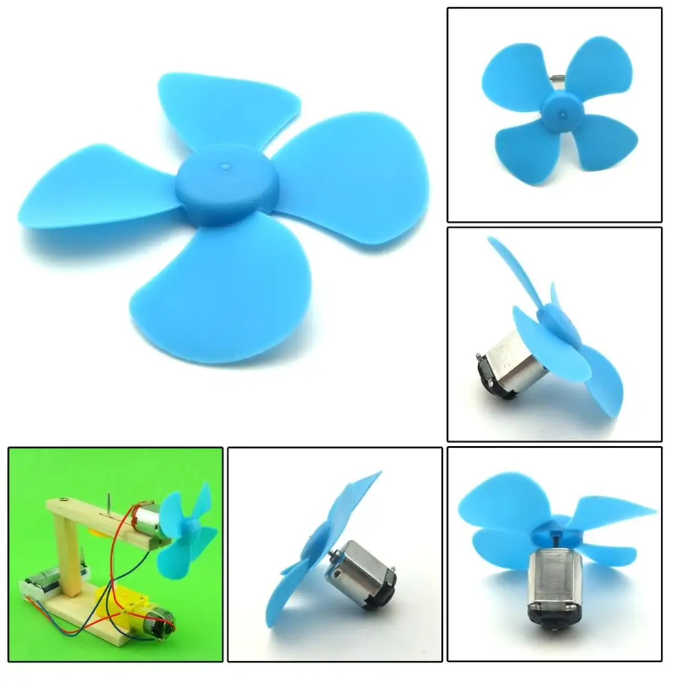 EUDAX Micro DC Motor 2mm Shaft Propeller with 3 Italia