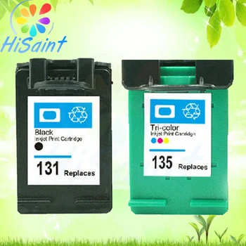 

hisaint for hp131 135 For HP 131 135 Ink Cartridge for HP Deskjet 460 5743 5940 5943 6843 6940 Photosmart 2573 2613 8753