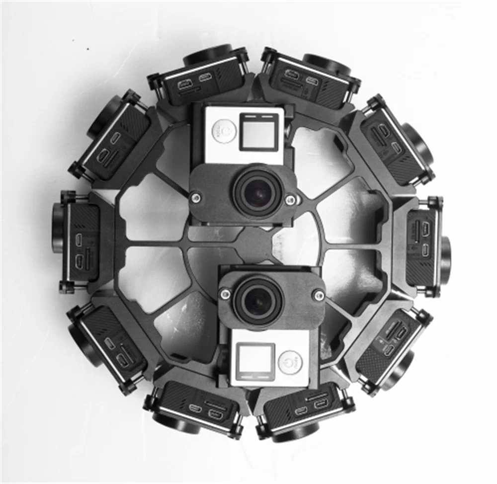 PG4-12 360 degree VR Panoramic bracket Rig For GoPro Hero3 3+ 4 mount 12 sport cameras vibration during shooting