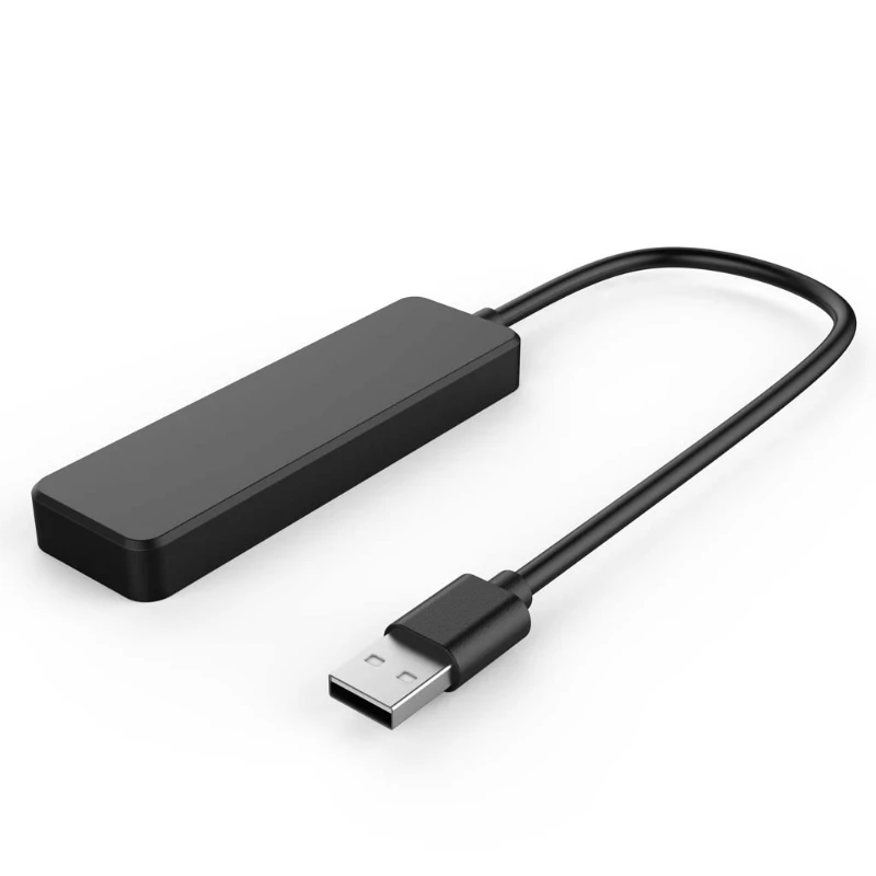 Новинка, USB 2,0, 4 порта, концентратор, удлинитель, адаптер для ноутбука, компьютера, зарядное устройство