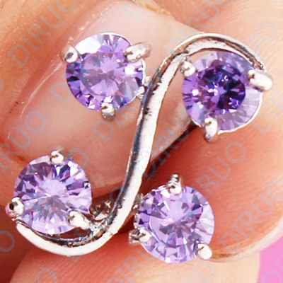 

Sexy 4 Rhinestone Fashion Zircon belly ring navel bar body piercing jewelry belly 316L surgical steel nickel-free Free shipping