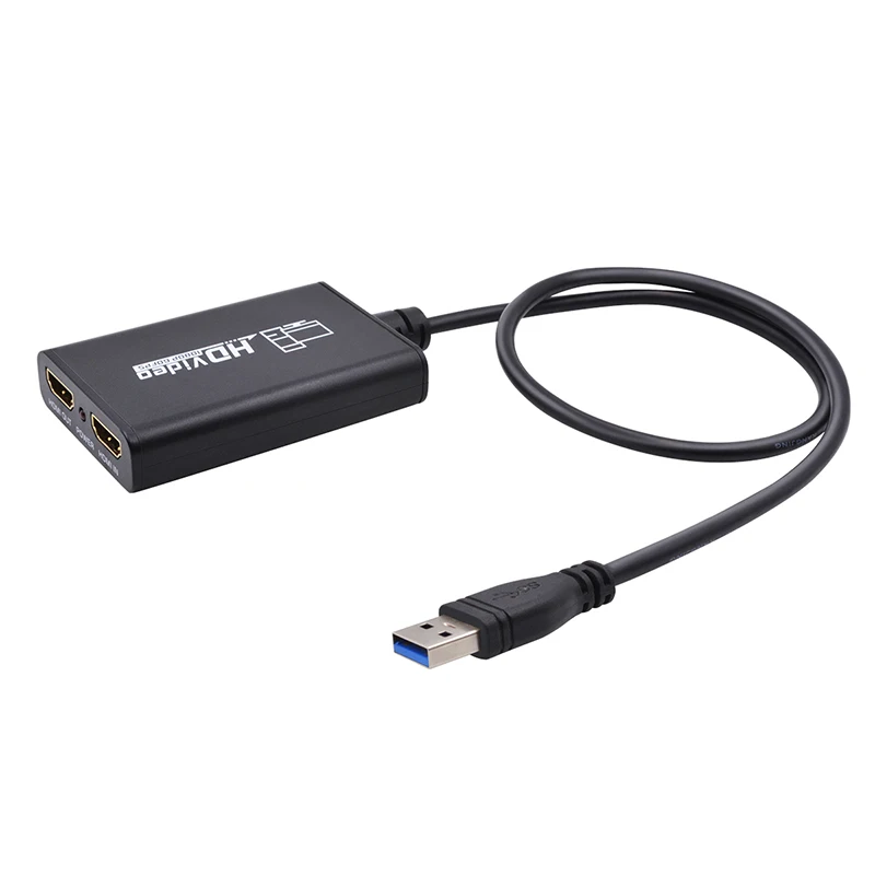 Kebidumei Профессиональная HD игровая коробка для видеозахвата USB 3,0 Штекерная HDMI женская вилка живое потоковое устройство для Xbox PS3 PS4 Play