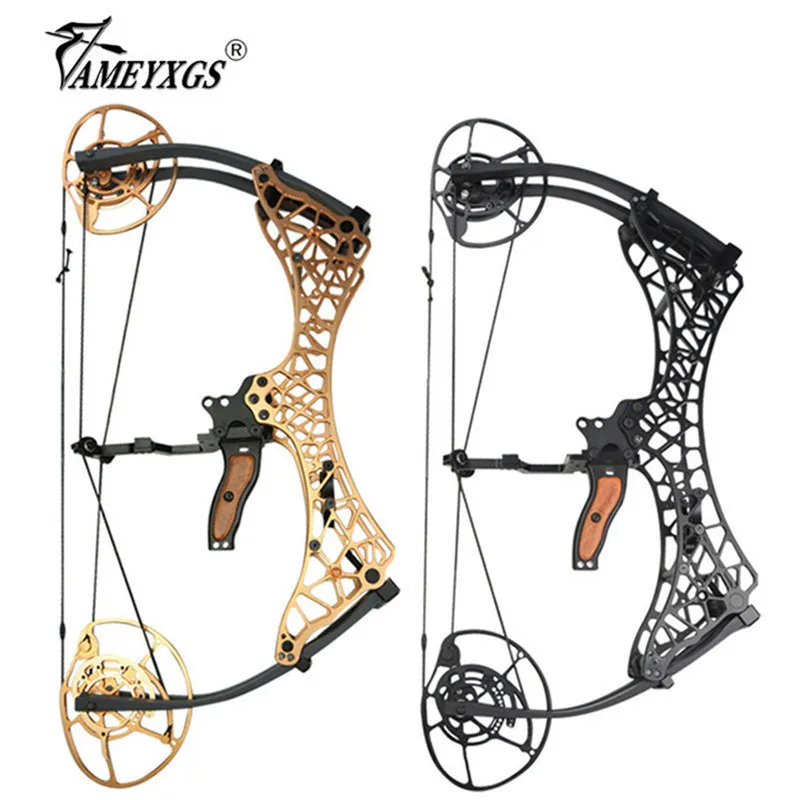 

1set 26inch Archery 40-70lbs Compound Bow Catapult Fishing Bows 90% Labor Saving Ratio For Outdoor Hunting Shooting Training Bow