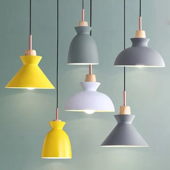 

Free Shipping A220V Creative Pendant Lamps E27 Bulb Pendant Lights Dinning Room Bar Aluminum Pendant Lighting