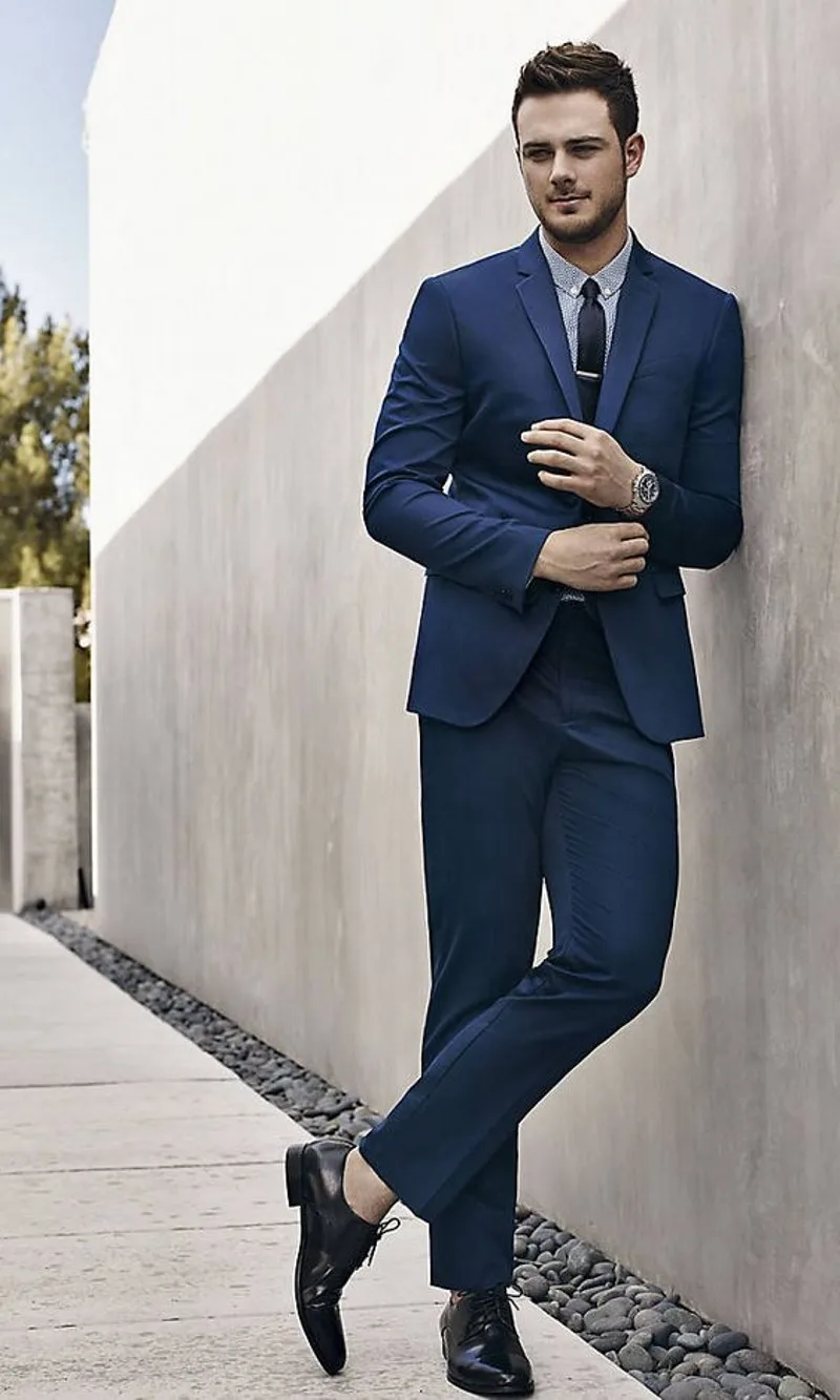 

New Arrival 2 Pieces Groomsman Suits Wedding Suits for Men Slim Fit (Jacket+Pants+Tie) Groom Tuxedos Formal Occasion Suits