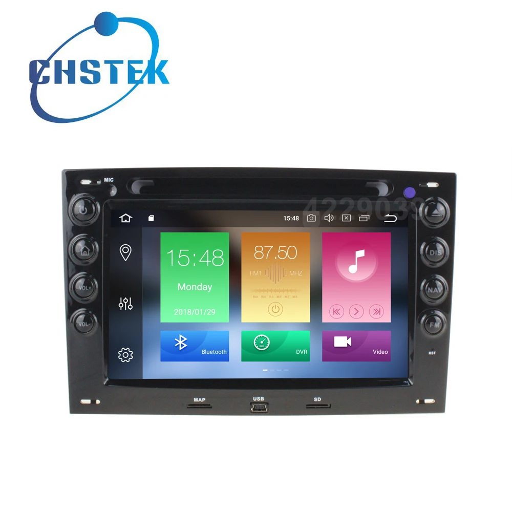 

7" Octa core Android 8.0 Car DVD Multimedia Player for Renault Megane 2 2006-2010 with WiFi BT GPS 4GB RAM