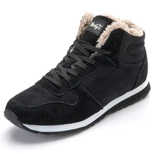 Женские ботинки; женские зимние ботинки; большие размеры 35-46; зимняя обувь для влюбленных; женские повседневные зимние ботинки на толстом меху; Зимние ботильоны; botas Mujer