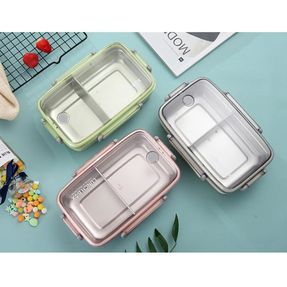 Multilayer Stainless Steel Insulation Lunch Bento Box Food Container