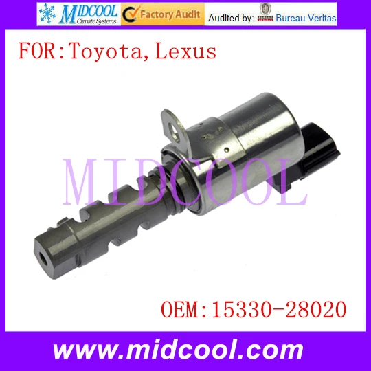 

New Variable Valve Timing Solenoid Oil Control Valve VVT Solenoid OE NO. 15330-28020 for Toyota Lexus