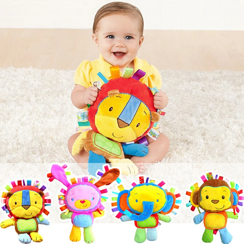 

Hand bell plush baby rattles speelgoed baby toys 0-12 months juguetes brinquedos educativo soft newborn toys toys for kids gifts