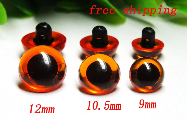 free shipping!!! 100pcs x 5-18mm clear round safety eyes can choose size -  AliExpress