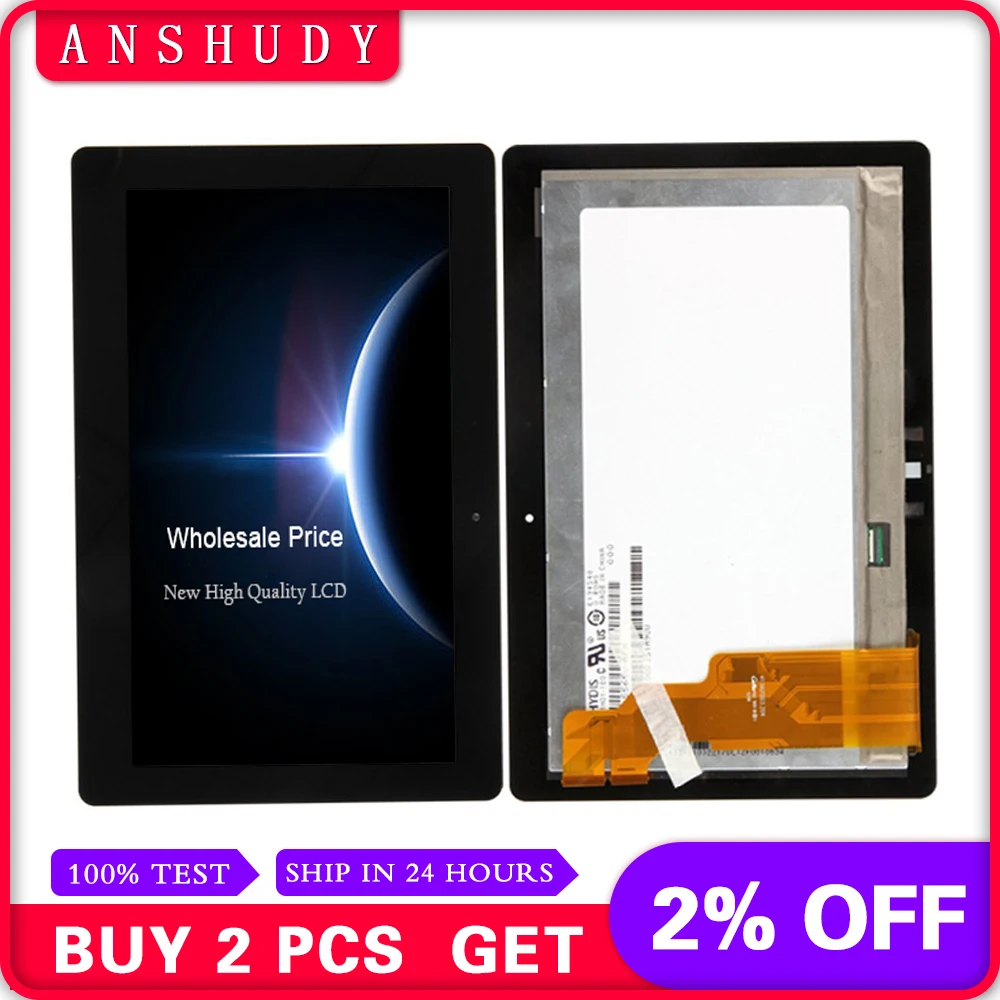 

For Asus Eee Pad Vivo Tab RT TF600 TF600T 5234N LCD Display Panel Screen Module Monitor + Touch Screen Digitizer Sensor Assembly