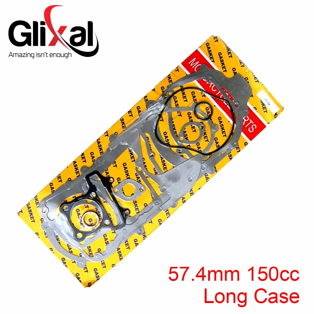 Полный комплект набивки двигателя Glixal 150cc 57 4 мм GY6 для скутера мопеда квадроцикла