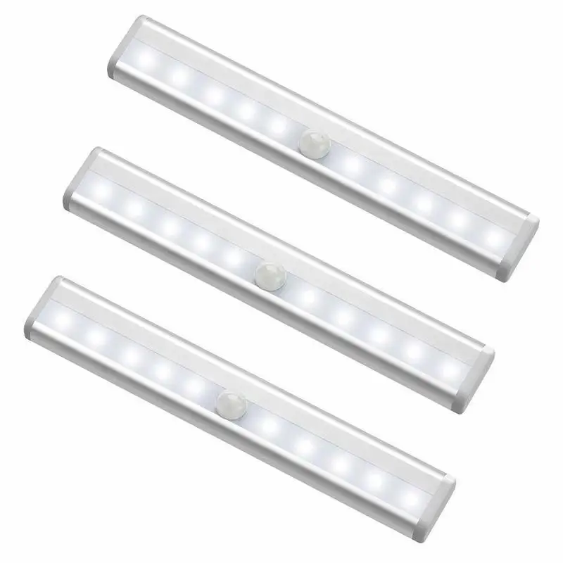 

Wireless Motion Sensing LED Night Light LED Closet lamp USB Rechargeable Automatic On/Off Stick-on Anywhere Battery light
