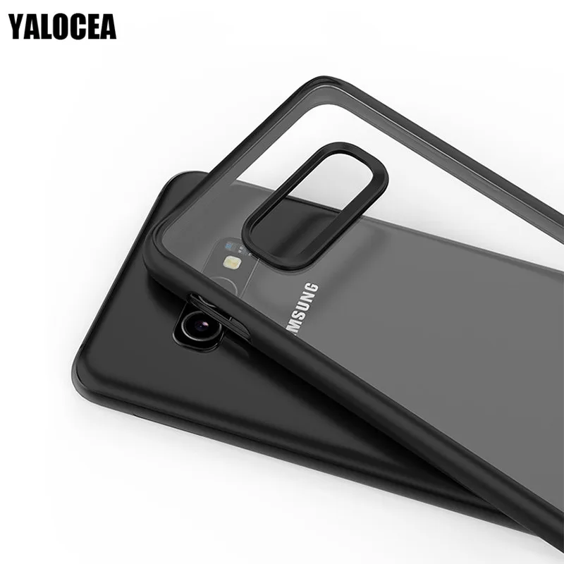 

Silicone Cases For Samsung S10 Plus Case Soft TPU Frame Hard PC Transparent Cover For Samsung Galaxy S10 Plus Case Shell Fundas
