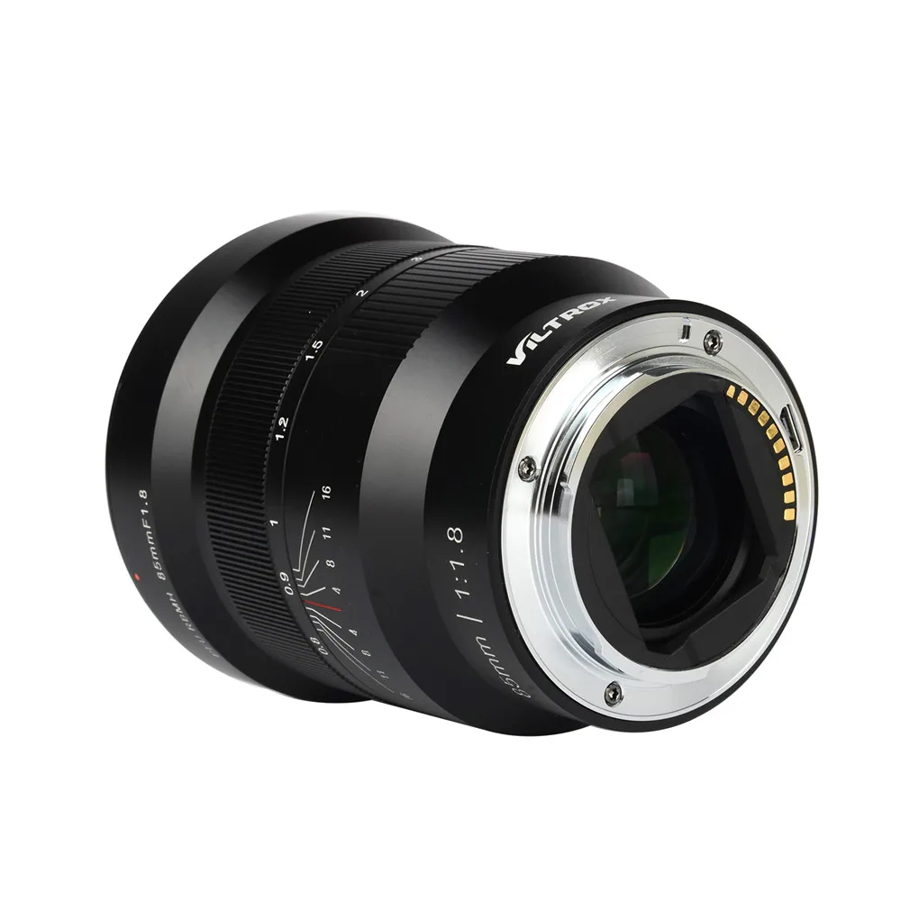 VILTROX 85 мм f/1,8 Полнокадровый ручной объектив с фиксированным фокусом F1.8 для камеры sony E-mount A9 A7M3 A7R3 A6500