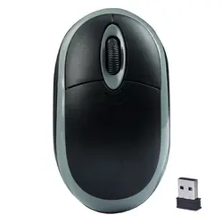 2,4 GHz беспроводная оптическая мышь 3D кнопки приемник мышь игра-черный серый