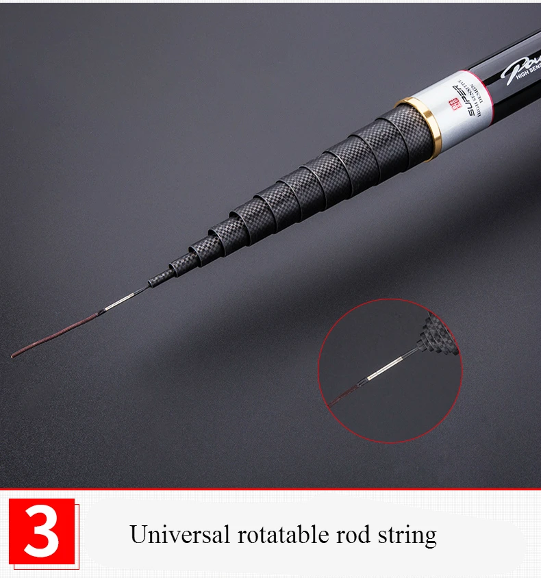 Longo e Difícil Vara de Mão Vara de Pesca de Alto Super Poder Lago Córrego Pólo Carpa Carbono Ultra Light Pesca Spinning Rod Mar Oceano Olta Rio 10 De Pesca de Alto Carbono Ultra Light