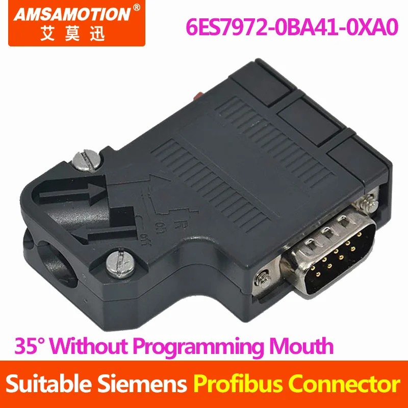 Подходит Siemens DP соединитель PROFIBUS 6ES7972-0BB41-0XA0 35 градусов DP коннектор адаптер 6ES7972-0BA41-0XA0 - Цвет: 0BA41-no prgm mouth