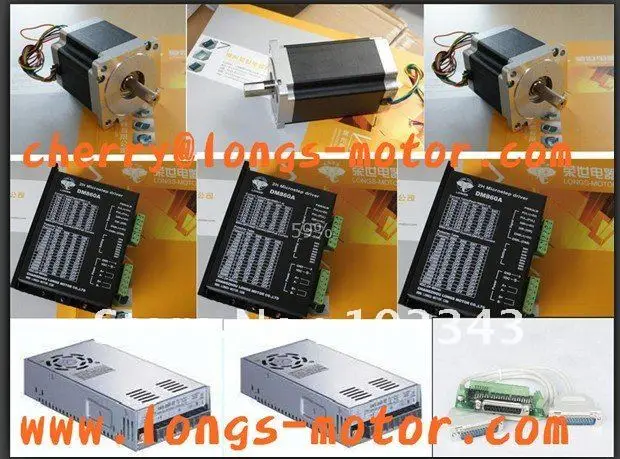 3Axis Nema34 Stepper Motor 880OZ-In(2pcs )&amp1232oz-in(1pc) stepper motor driver DM860A for Control CNC Mill | Обустройство дома