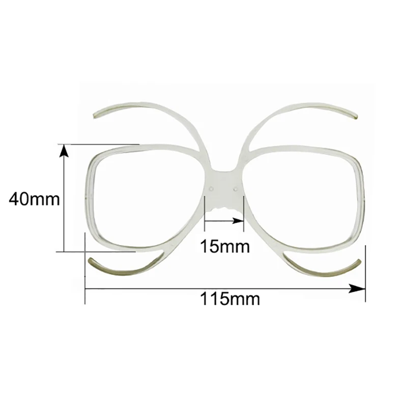 LOCLE профессиональные лыжные очки Близорукость Рамка адаптер снежные лыжные очки Встроенный адаптер солнечных очков близорукость Встроенная рамка TR90