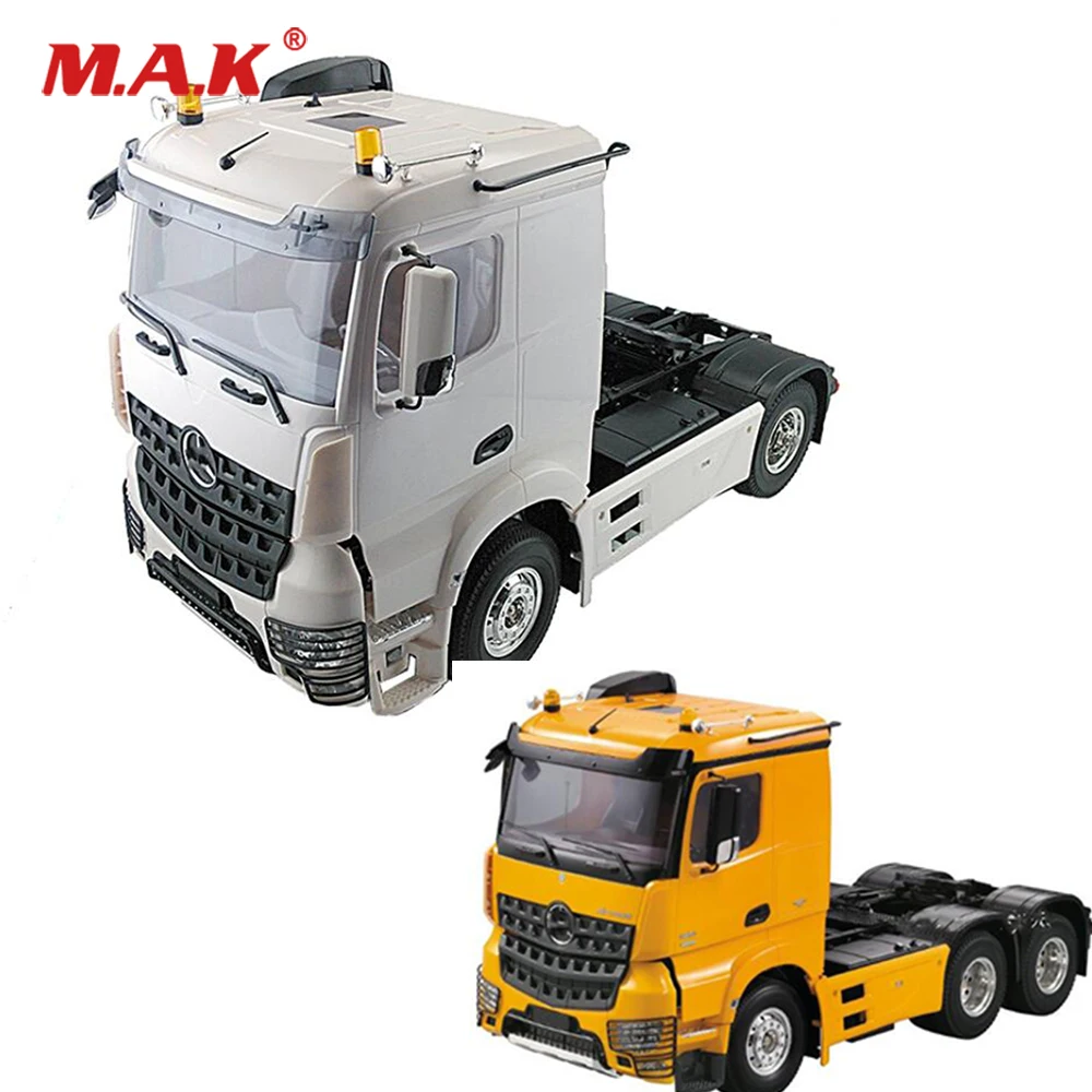 1/14 Scale Collectible RC Accessory Trailer Head Milky Color 3 Speed Tiaxial TRAILER Hauler Assembly Car For Tractor Truck | Игрушки и